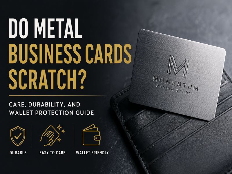 Metal Business Cards Scratch